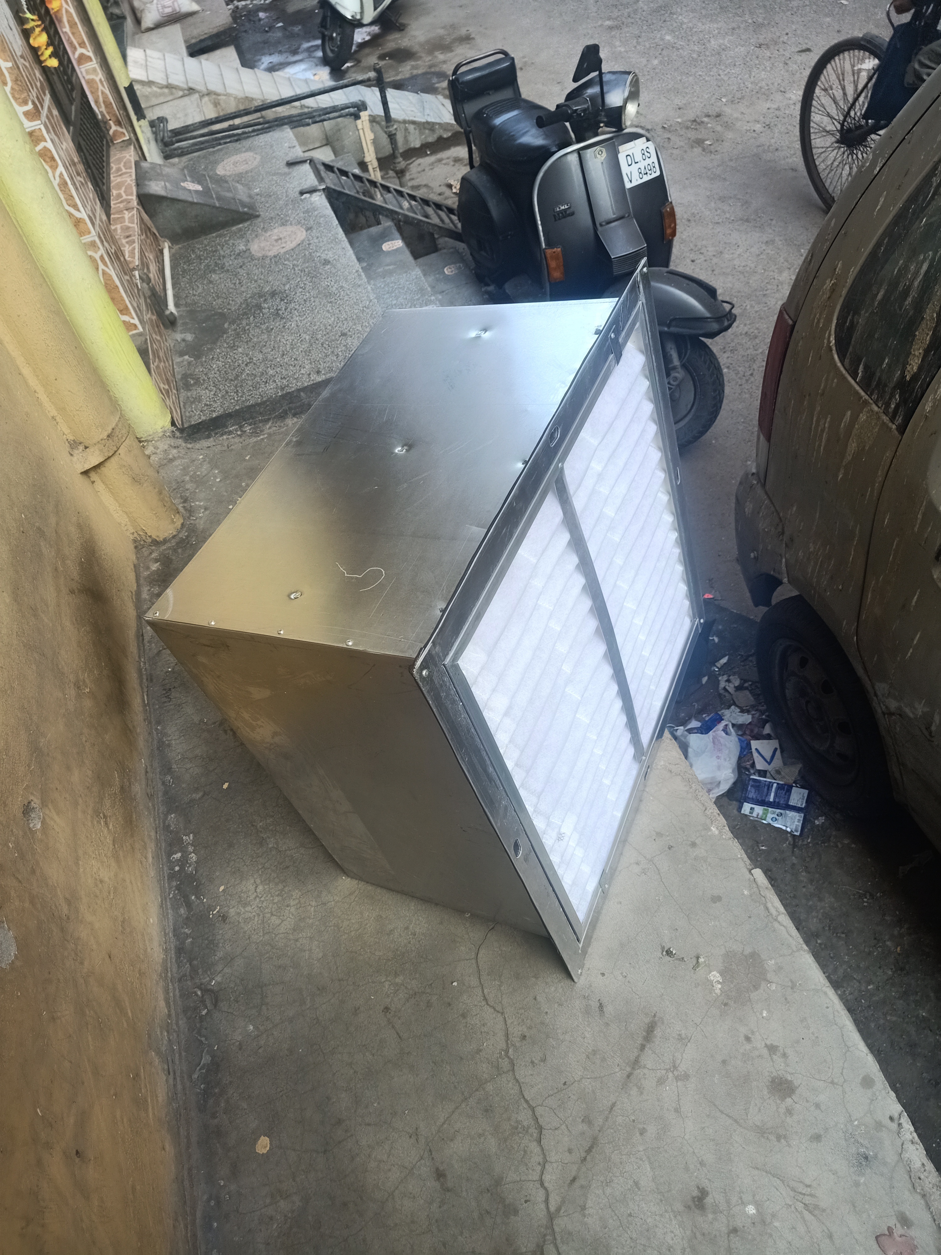 Ahu Pre Filter - Galvanized Steel Aluminum Anodized Ss304 | High Efficiency Reusable Washable Low Initial Pressure Drop