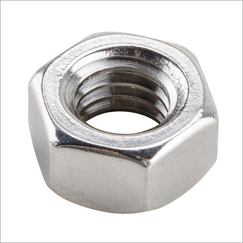 Stainless Steel Nut - Silver Finish | Durable Material for Versatile Applications