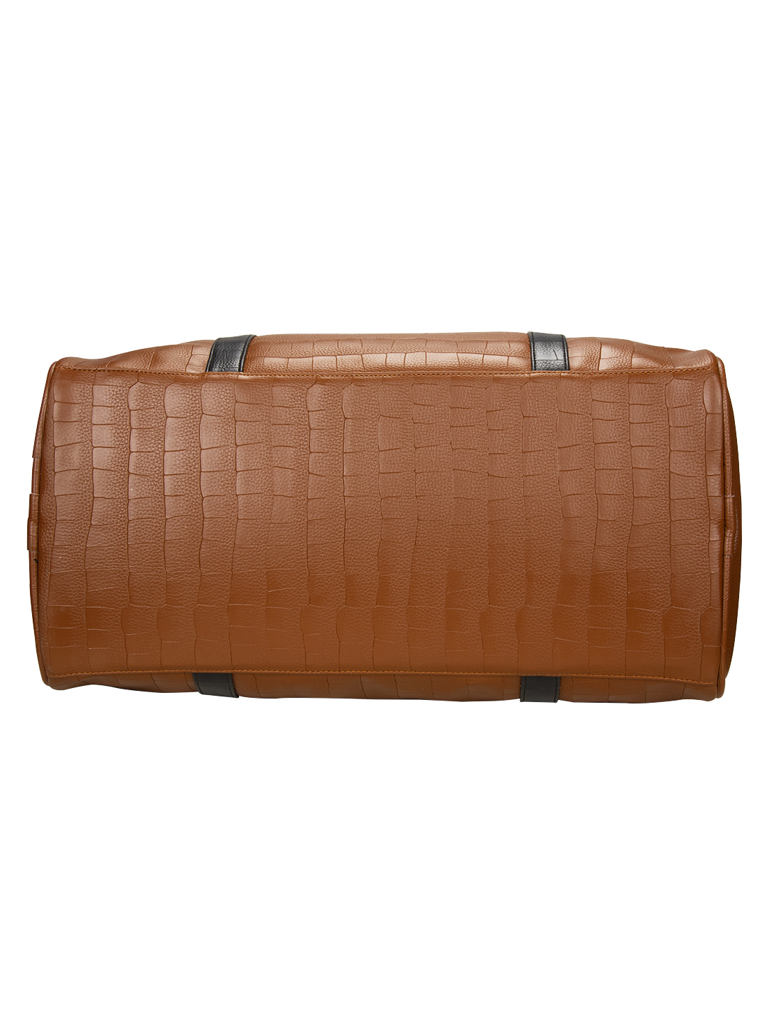 Bahamas Tan Cabin Size Pu Duffle Bag 30 Litre Design: Plain