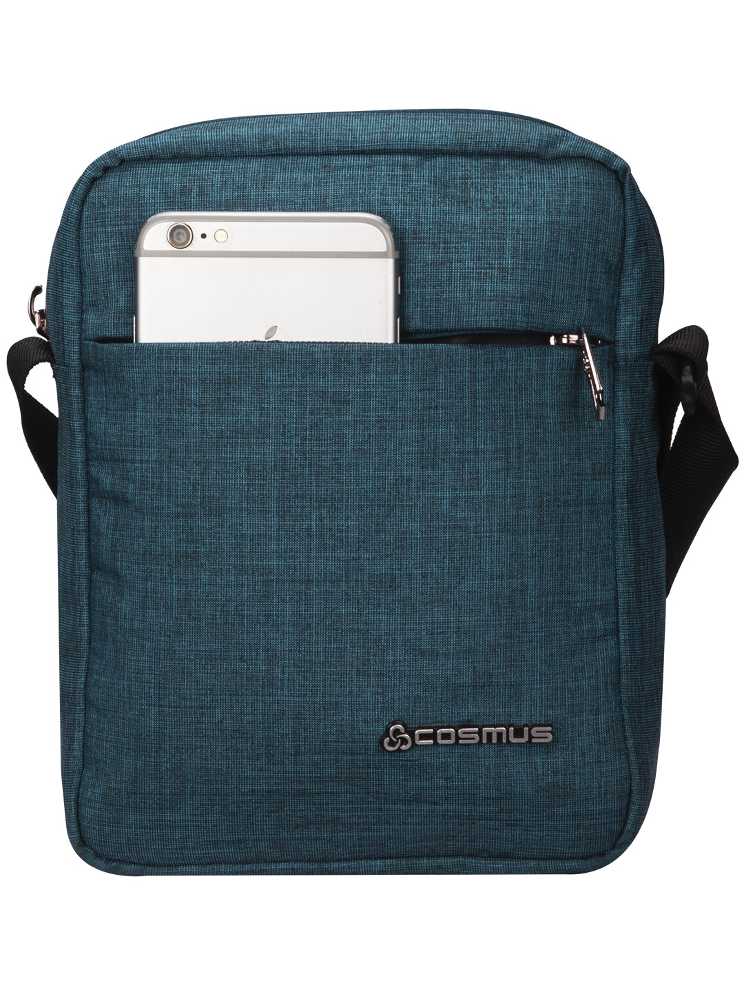 Opal Linen Unisex Messenger Bag - 8.25x6.5x2.5 Inches | Moisture Proof Adjustable Strap Solid Design Multiple Color Options