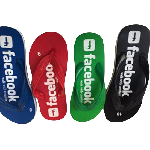 MENS FACEBOOK SLIPPERS - Rubber Material, Customized Size, Diverse Color Options | Ideal Footwear for Men, Perfect for Casual Comfort