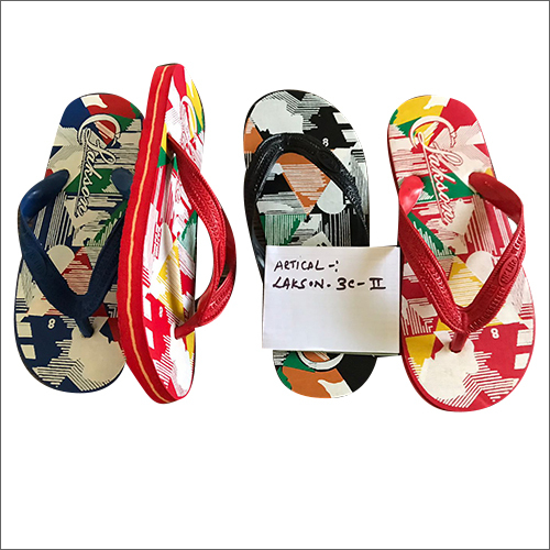 Ladies Printed Rubber Slippers - Rubber Material, Customized Size, Multiple Color Options | Designed for Comfort with Trendy Prints for Women