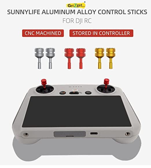 Thumb Rocker For Dji Mini 3 Pro Rc Smart Remote Controller( Joysticks Accessories (Red))