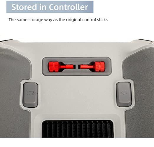 Thumb Rocker For Dji Mini 3 Pro Rc Smart Remote Controller( Joysticks Accessories (Red))