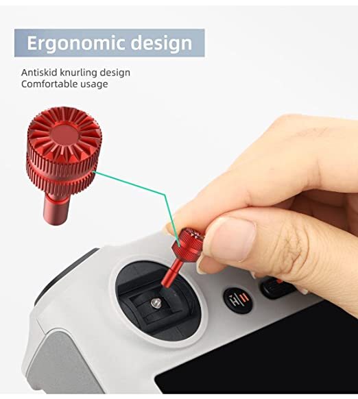 Thumb Rocker For Dji Mini 3 Pro Rc Smart Remote Controller( Joysticks Accessories (Red))