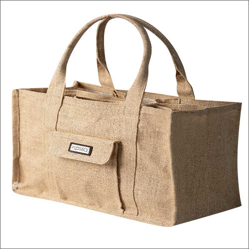 Brown Jute Travel Bags