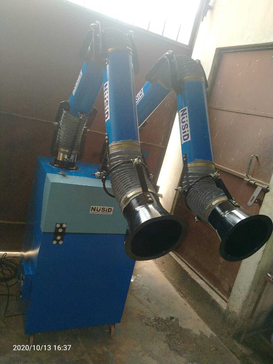 फ्यूम एक्सट्रैक्शन सिस्टम क्षमता: 2000 एम 3/घंटा