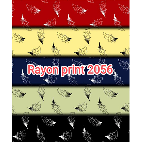 Printed Rayon Fabric - 58" Width, Multicolor Printed Design | Ideal For Draping Skirts, Dresses, Blouses, 145 Gsm Weight