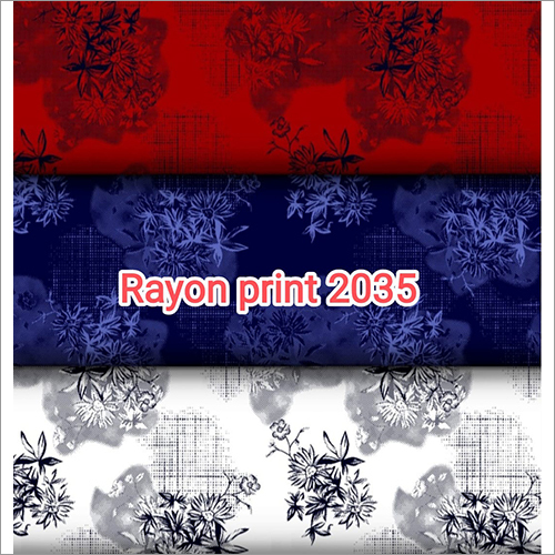 Printed Rayon Fabric - 58" Width, Multicolor Printed Design | Ideal For Draping Skirts, Dresses, Blouses, 145 Gsm Weight