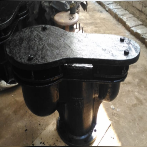 Double Air Valve H-7 - Casting 40mm To 200mm Size Black And Blue Color | Medium Pressure Efficiency