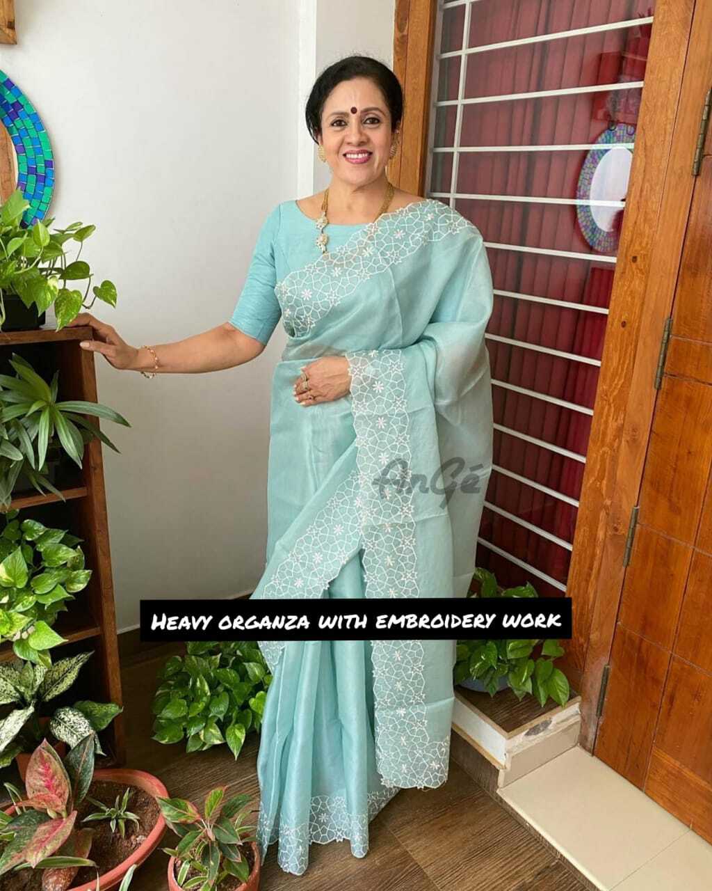 Indian Flower Saree
