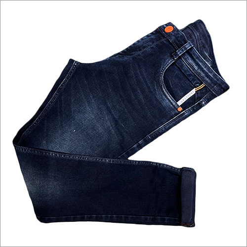 वॉशेबल एल पॉकेट ब्लू डेनिम जींस