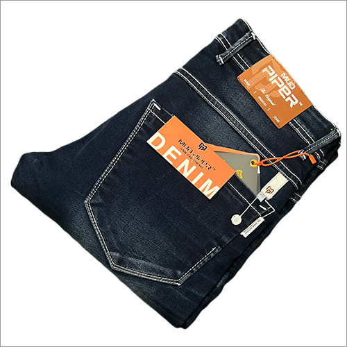 वॉशेबल नेवी ब्लू डेनिम जींस