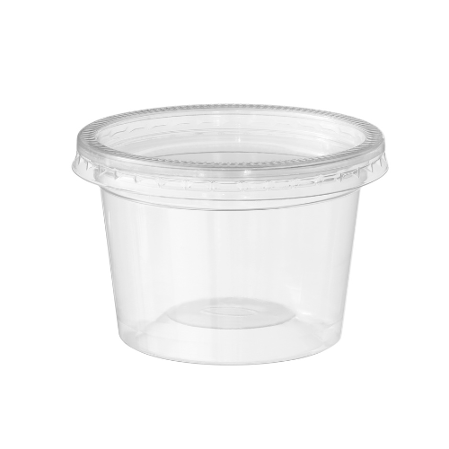 Plastic Round Containers - Pp & Pet, 8-48 Oz Sizes, White Color | Durable, Food Safe, Keeps Food Hot, Ideal For Takeaway & Storage