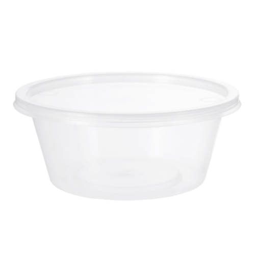 Plastic Round Containers - Pp & Pet, 8-48 Oz Sizes, White Color | Durable, Food Safe, Keeps Food Hot, Ideal For Takeaway & Storage