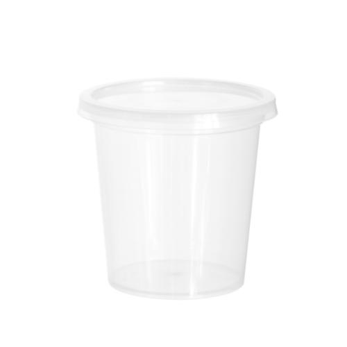 Plastic Round Containers - Pp & Pet, 8-48 Oz Sizes, White Color | Durable, Food Safe, Keeps Food Hot, Ideal For Takeaway & Storage