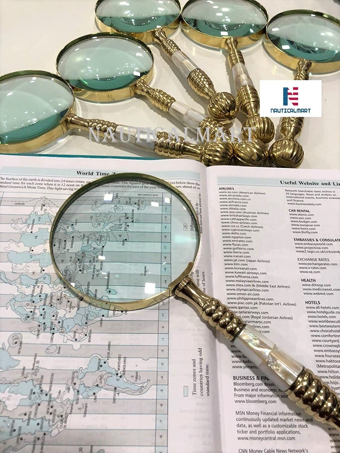 Handheld Magnifier Brass And Mother Of Pearl Handle Magnifier 30x Reading Magnifying Glass Loupe Magnifier For Reading Book Inspection Coins Insects Rocks Map Crossword Puzzle