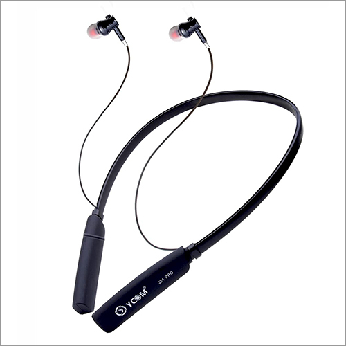 J2 Pro Wireless Neckband Bluetooth - Black Design | Premium Sound Quality, Warranty Included