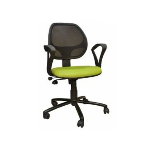 Visitors Chair - Mild Steel & PVC Mesh, Black | Antibacterial, Durable, Easy to Clean, Eco-Friendly, Lightweight, Rust Proof, Scratch Resistant, UV Resistant