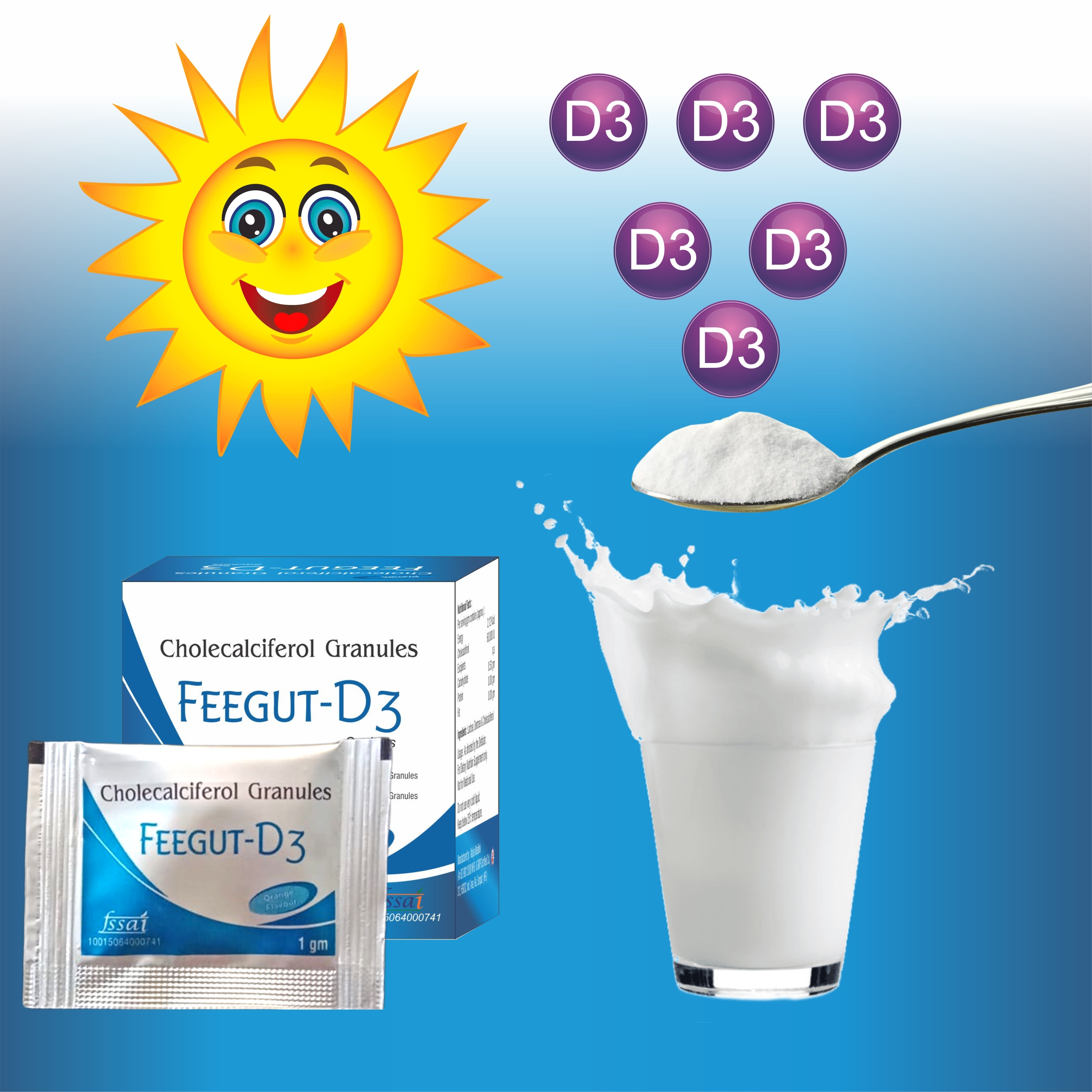 Cholecalciferol Granules D3 Sachets - Dosage Form: Powder