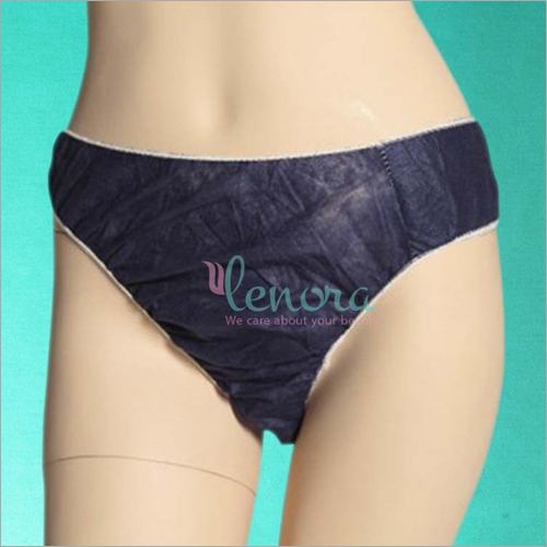 Polyester Unisex Black Disposable Panty