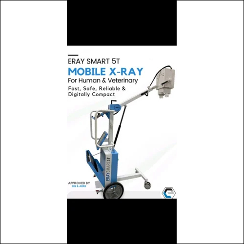 High Frequency Mobile X Ray Machine - 220 Power, Mild Steel Build | Designed for Hospital Applications