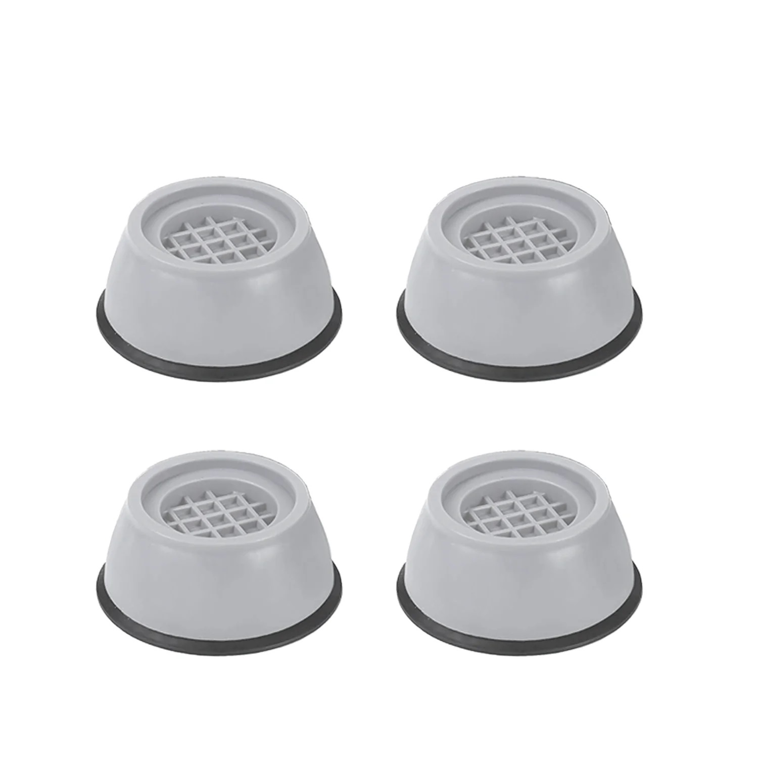 Anti Vibration Pad - Silicone Material, 10cm Diameter X 3cm Height | Gray Color, Ideal For Washing Machines & Fridges