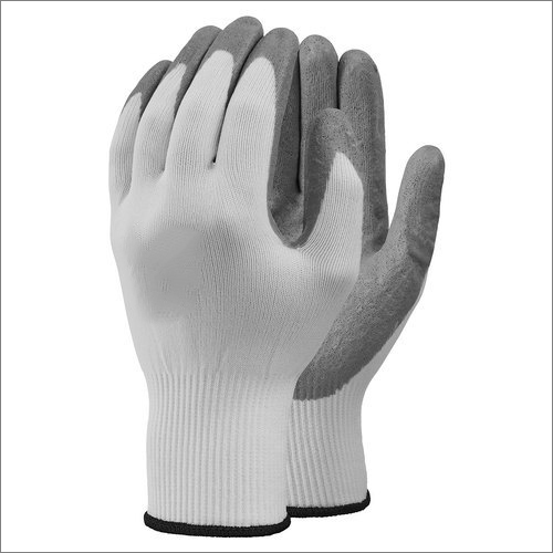 White Nitrile Coted Hand Gloves