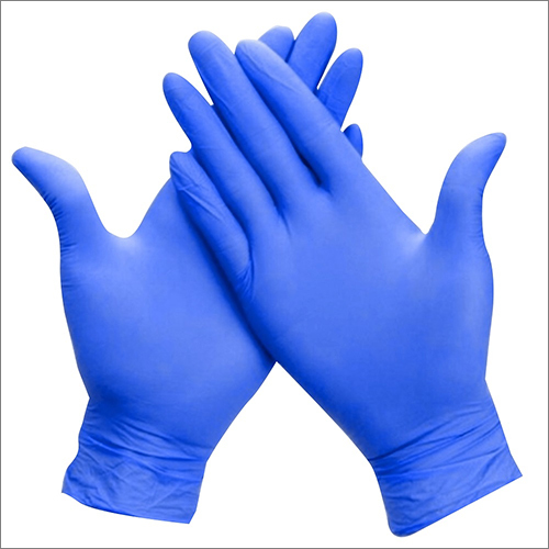 Blue Nitrile Examination Gloves