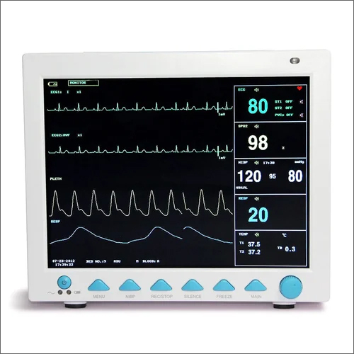 White Ecg Multipara Monitor