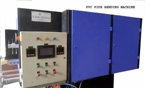 Pvc Pipe Bending Machine - 90 Degree Bending, 20-25mm Diameter, 5 Cavity, Automatic Pneumatic, Blue And White Color, Plc Based Controller, Includes Free Training