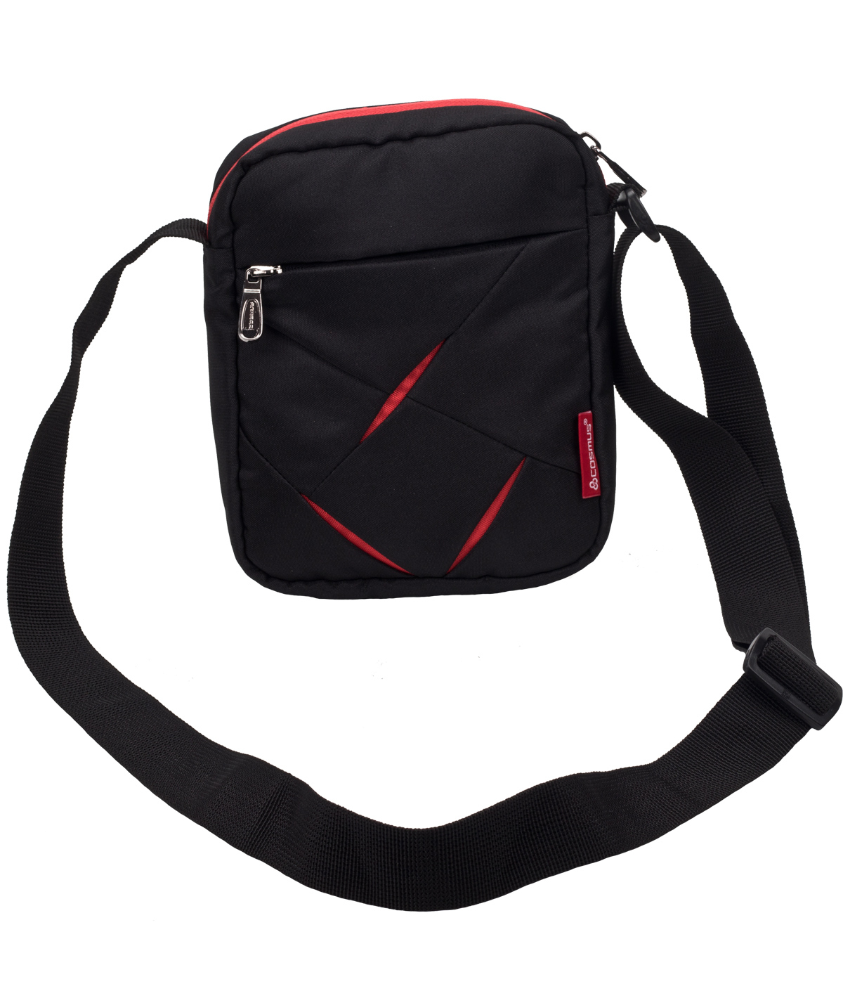 Bk+red/navy+t.blue/bk+p.green/grey+orange/navy+red Small Sling Bag For Mobile And Wallet