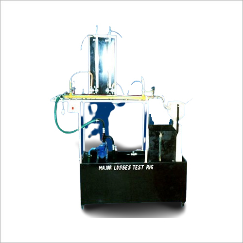 Major Losses Test Rig - Metal and Plastic, Multicolor Design | Semi-Automatic Control, Human Machine Interface Operation, Industrial Power Supply