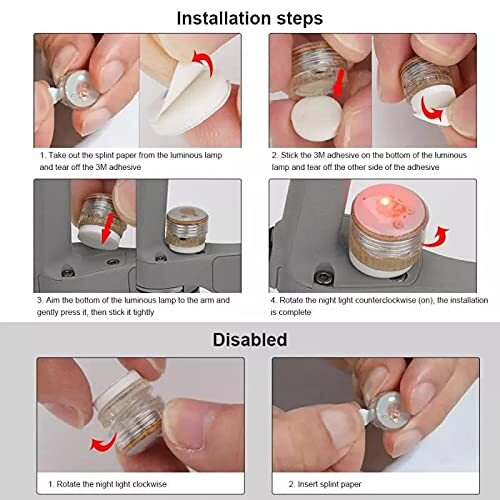 Drone Night Flying Led Lights For Dji Drone Lighting Accessories