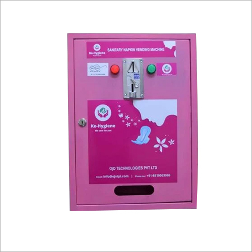Coin Operated Sanitary Napkin Vending Machine - Stainless Steel, Semi Automatic Design With Versatile Size Options