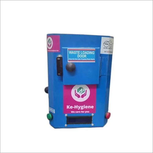 Automatic Sanitary Napkin Incinerator - Mild Steel, 400x250x250 Mm | Semi-automatic, 100 Napkins Daily Capacity, Magnetic Seal Lock, Lcd Display, Eco-friendly Solution