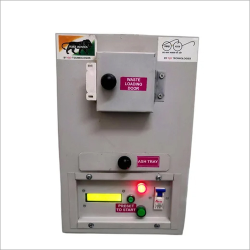 Automatic Sanitary Napkin Incinerator - Mild Steel, 400x250x250 Mm | Semi-automatic, 100 Napkins Daily Capacity, Magnetic Seal Lock, Lcd Display, Eco-friendly Solution