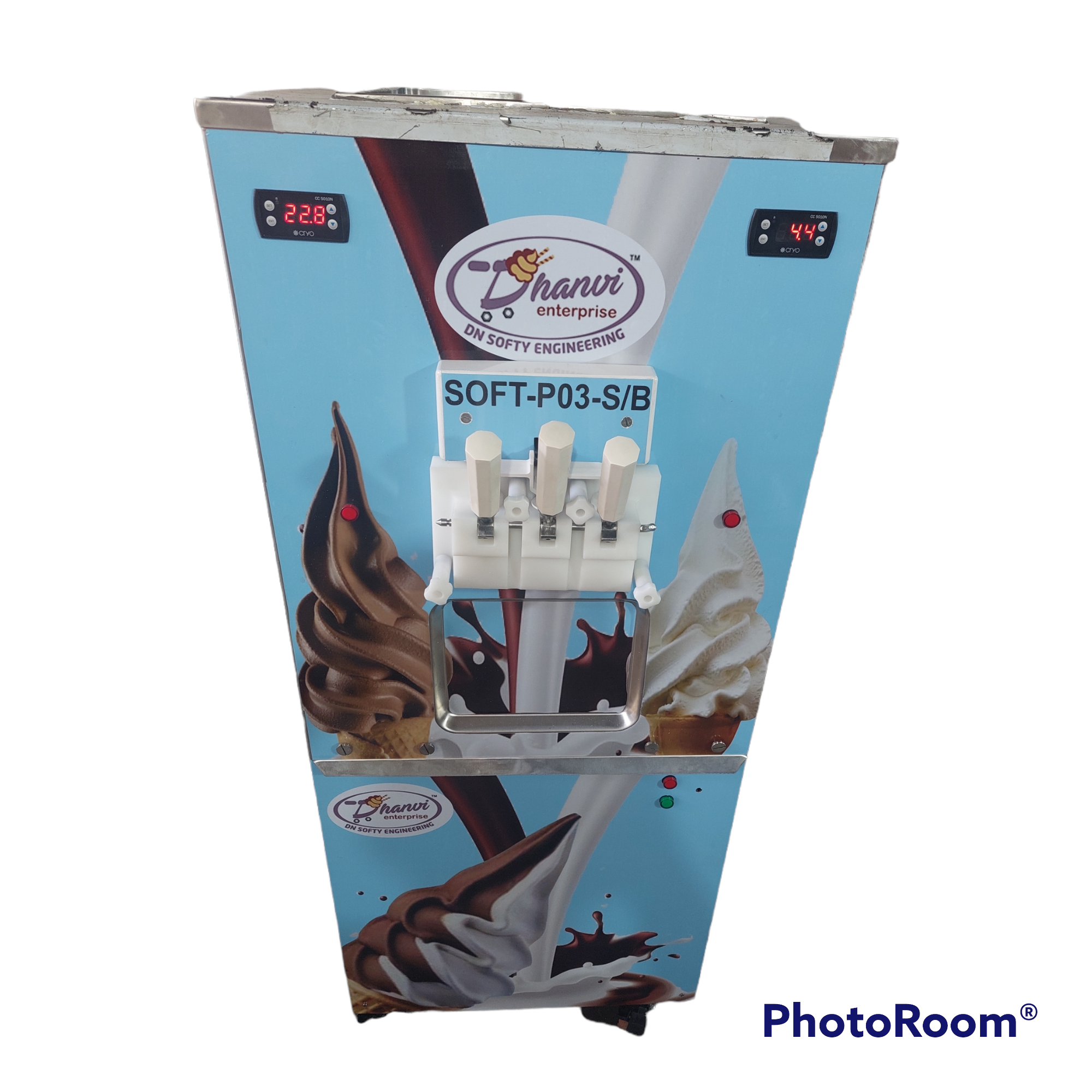 Soft Serve Ice Cream Machine Cooling Capacity: 10-12 Litres