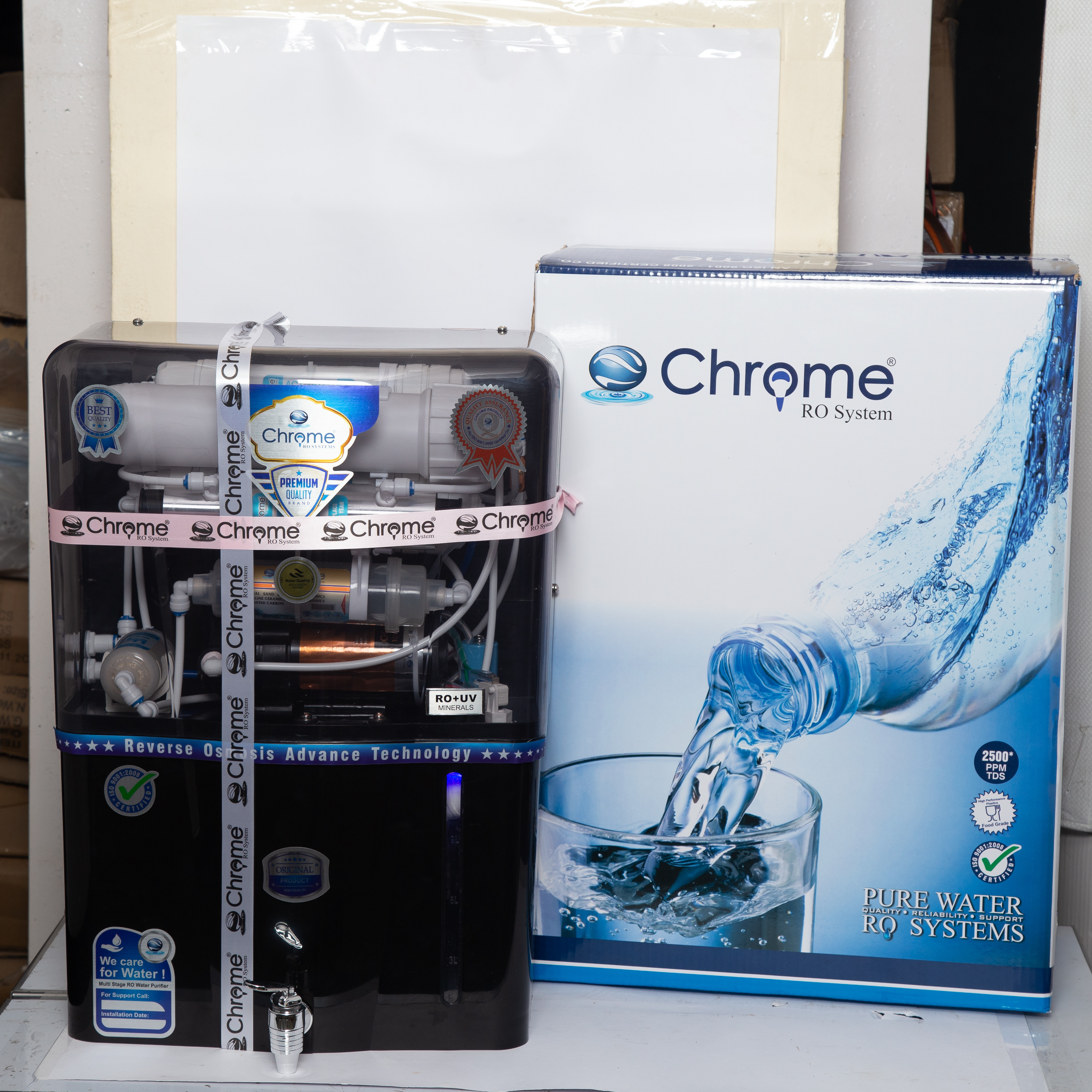 Chrome Diamond Black Waterpurifier