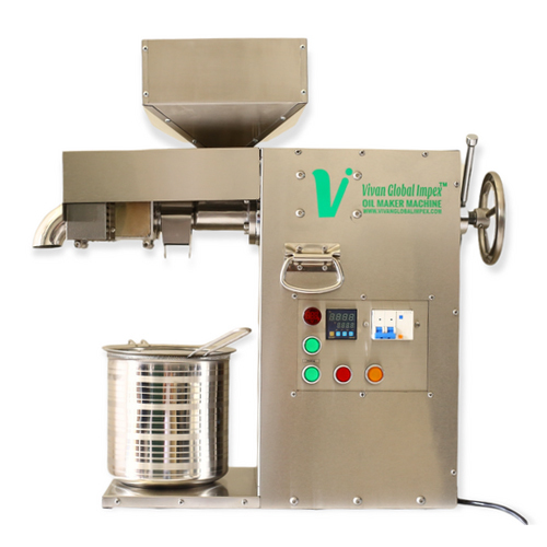स्वचालित मिनी कमर्शियल ऑयल प्रेस मशीन Vgi 2500