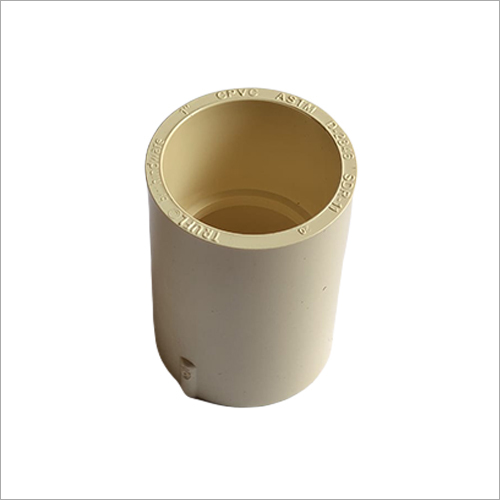 व्हाइट सीपीवीसी कपलर