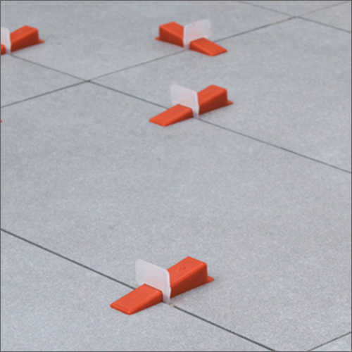 Plastic Tile Leveler - Plastic, 4-10 Mm, Red | Floor Application, High Quality, Prevents Lippage, Interlocks Tiles For Smooth Surface