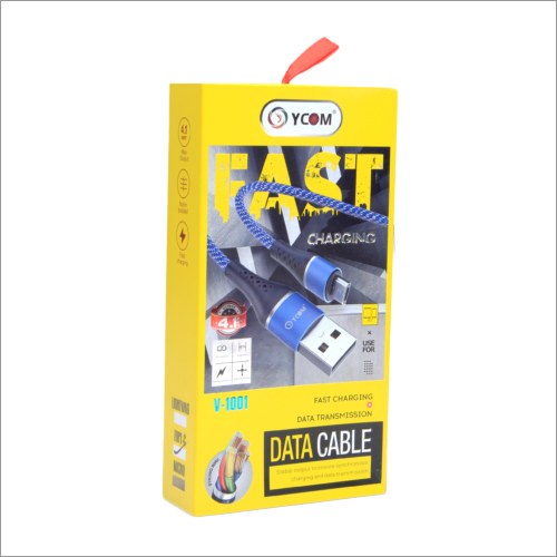 V1001 Usb Cable With Metallic Grey - Color: White