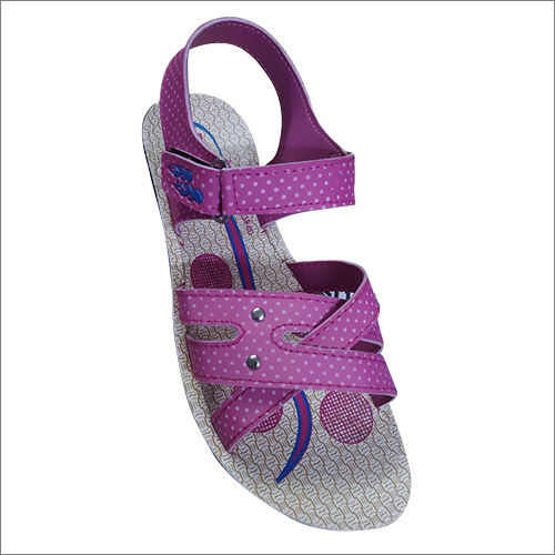 Ladies Pink Sandal Heel Size: Low Heal