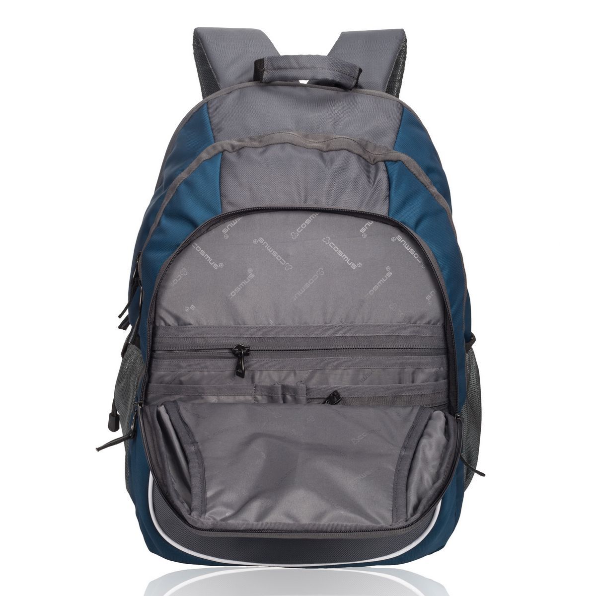 Indigo+grey/p.green+grey/navy+grey/red+grey/bk+grey/bk+bk Zion Casual Durable High Quality Travel Backpack