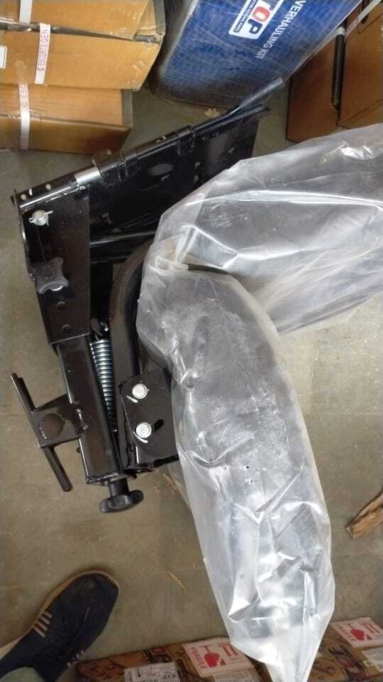 Seat Assembly Driver - Vinyl Material, Black Color | Comfort, Durability, Easy Install, Farmtrac Fit, Operator Safety For Models 45 And 60 Series