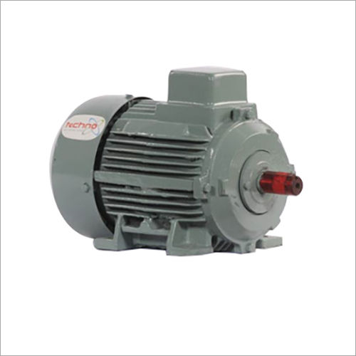 Grey Techno Three Phase 0.5 Hp 2 Pole Ac Induction Motor