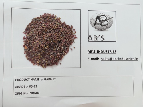 6-12 Garnet Sand Application: Industrial
