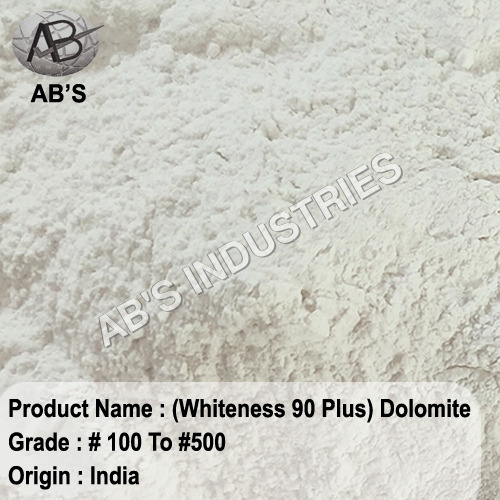 100 To 500 (Whiteness 90 Plus) Dolomite Application: Industrial