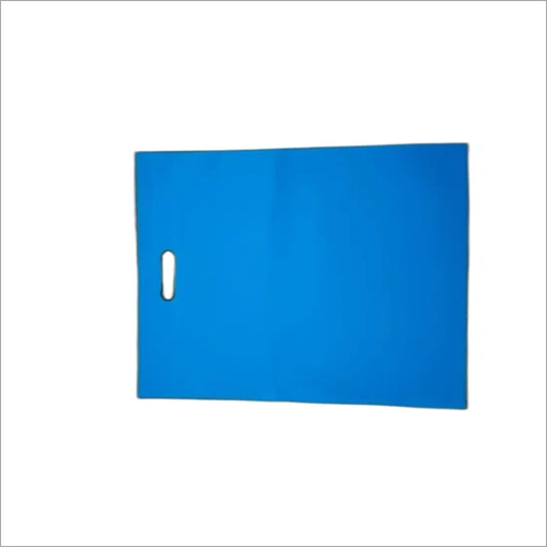 Blue D Cut Grocery Bag - Biodegradable Non Woven Fabric | 5kg Capacity, Environmentally Safe, Patch Handle Design